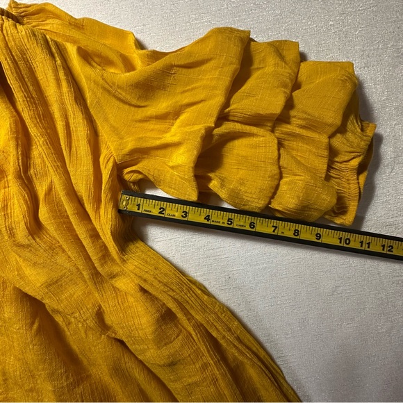 Indigo Rose Women's Midi Dress Mustard Lining Size-3X - Picture 11 of 15